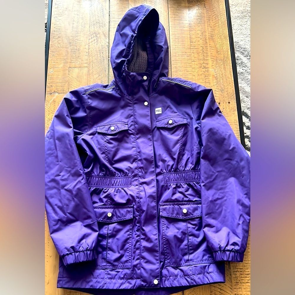MEC purple jacket - youth size 12